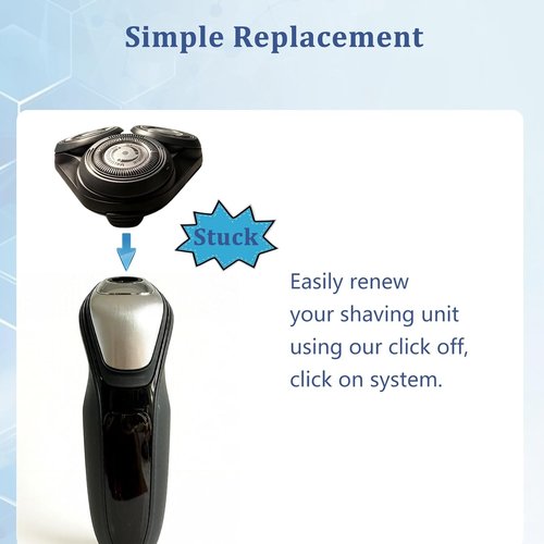 Philips Series 5000 Replacement Head - MultiPrecision Blades Upgrade for S5000/6000 Shavers | 1 Count