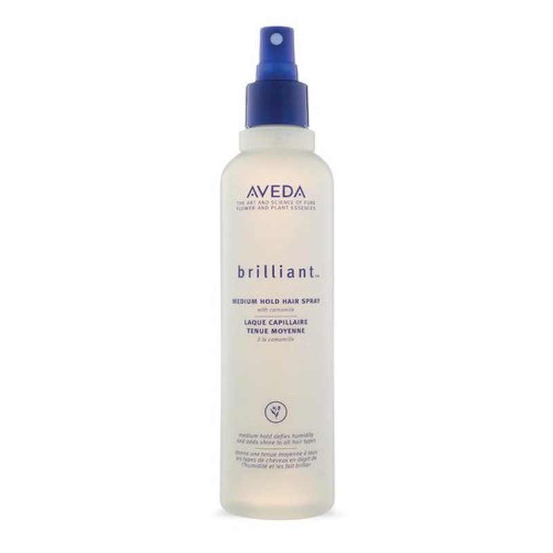 Aveda Brilliant Medium Hold Hair Spray - Non-Aerosol, Anti-Humidity Formula | 8.5 Fl Oz | Adds Shine