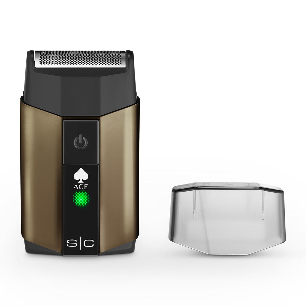 StyleCraft Ace Cordless Single Foil Shaver with Integrated Trimmer, USB-C Rechargeable Men's Foil Shaver with Powerful Rotary Motor
