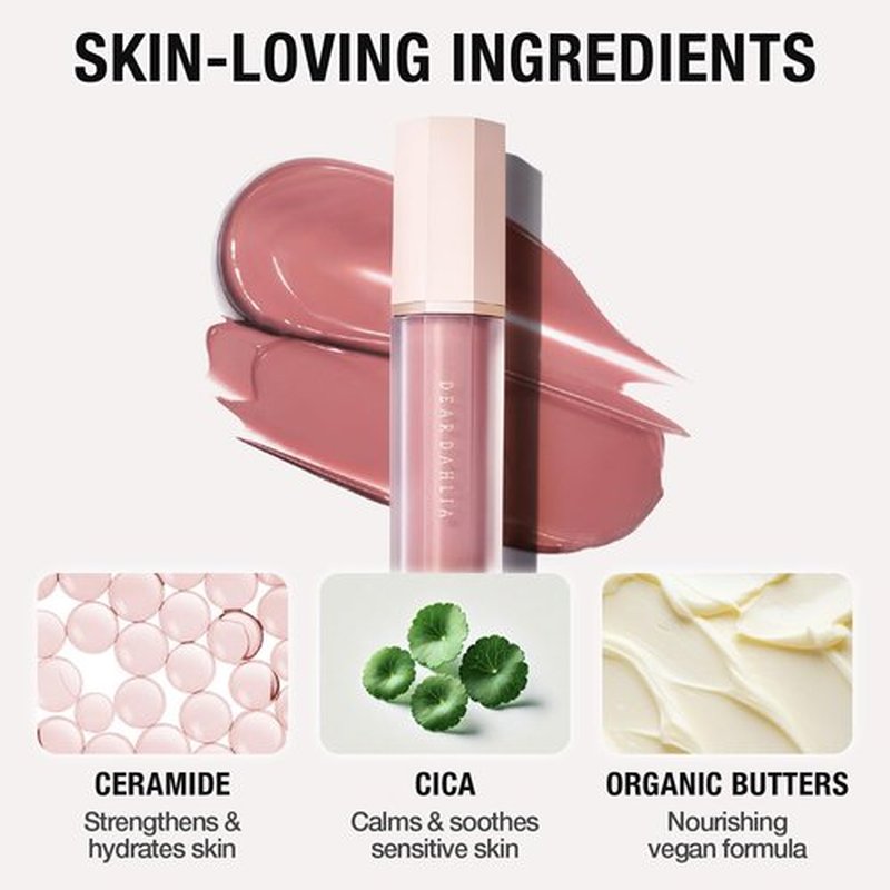 DEARDAHLIA Petal Drop Liquid Blush (Rosily) - US Exclusive Color, Natural Dewy Glow Serum Blush, Buildable & Blendable, Sheer Watercolor Finish, Vegan Korean Makeup for Cheeks, 0.14 oz