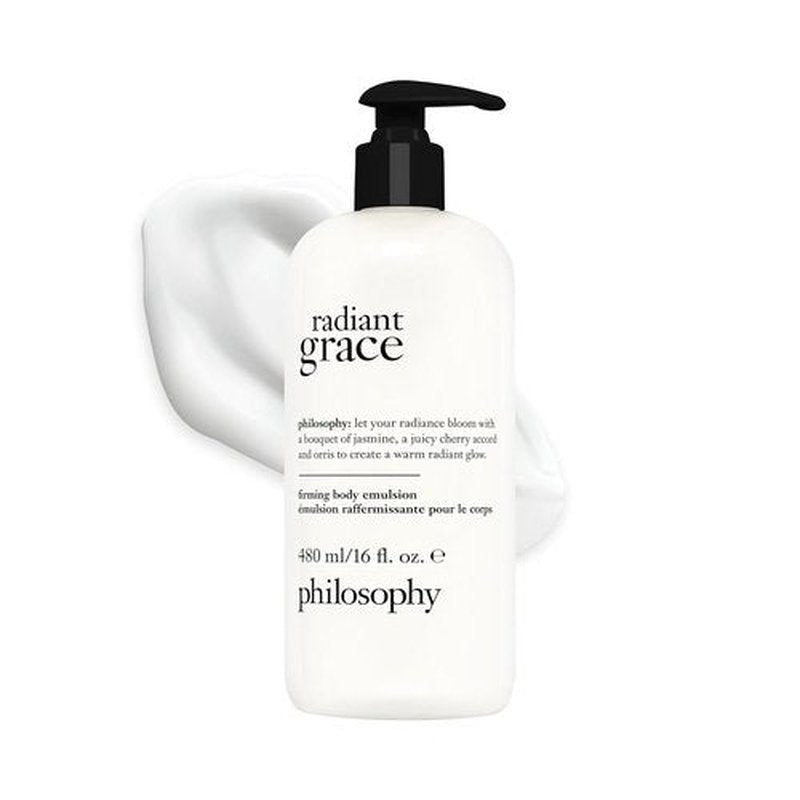 Philosophy Radiant Grace Firming Body Emulsion - Luxury Scented Lotion with Shea Butter - 16 Fl Oz