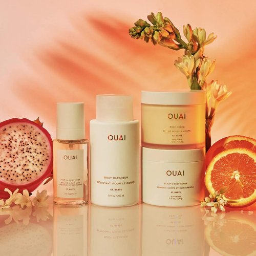 OUAI St. Barts Hair and Body Mist - Tropical-Scented Hair Perfume & Body Spray - 3.3 Fl Oz with Dragonfruit & Musk
