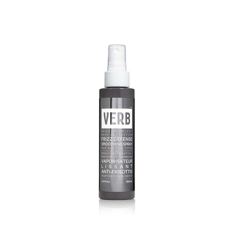 VERB Frizz Defense Smoothing Spray, 5.4 fl oz – Anti-Frizz Shield + Heat Protection for Sleek Blowouts – No Parabens, Gluten, or Harmful Sulfates – All Hair Types