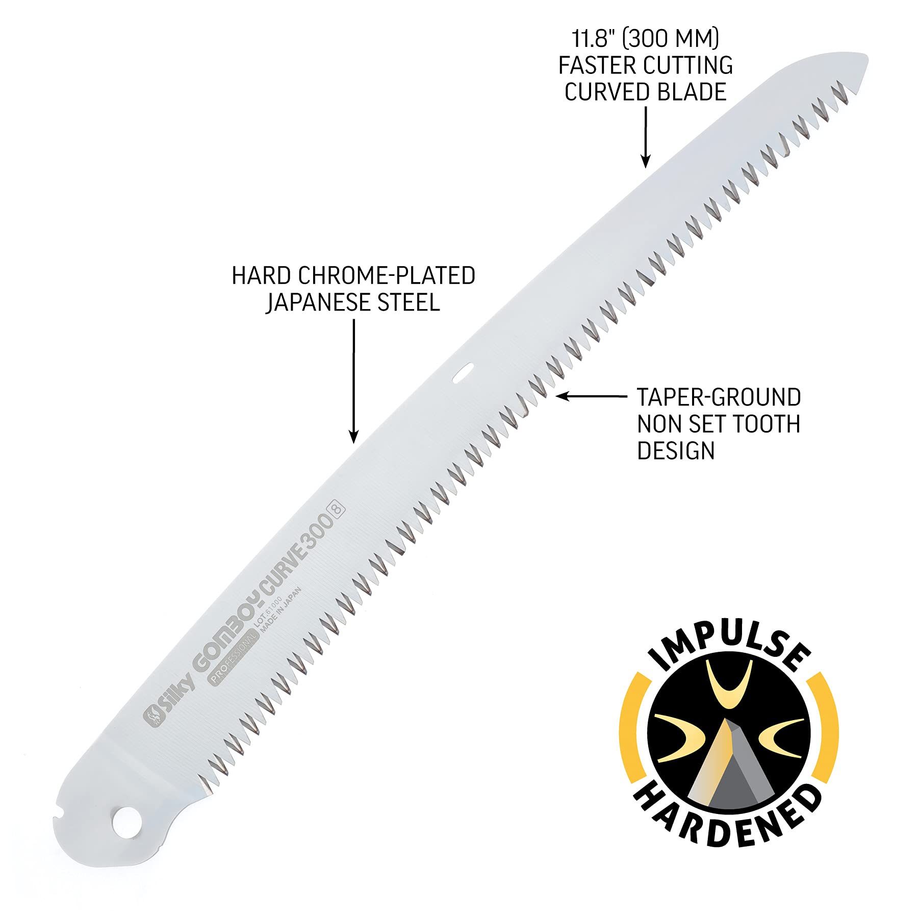 Silky Replacement Blade Only GomBoy Curve 300mm Large Teeth (718-30)