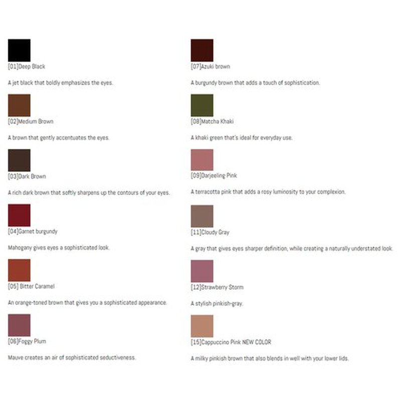 CANMAKE Creamy Touch Liner 1.5mm Slim Eyeliner (0.09 g) (07 Azuki Brown)