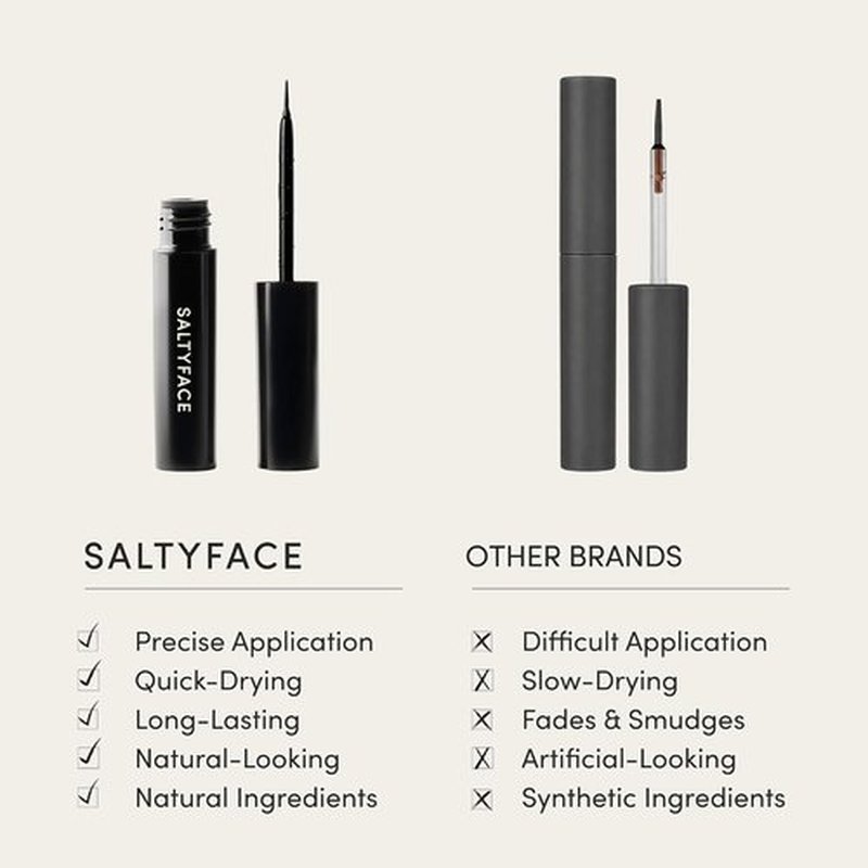 SALTYFACE - Natural Freckle Paint Pen - Easy Application for Sensitive Skin - 0.03 FL OZ (1 ML)