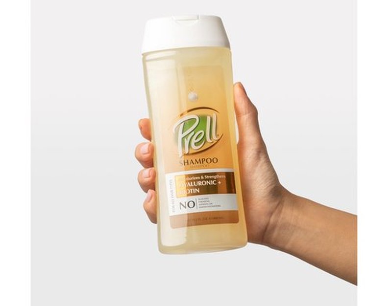 Prell Hyaluronic + Biotin Moisturizes & Strengthens Shampoo & Conditioner for All Hair Types 13.5 fl.oz