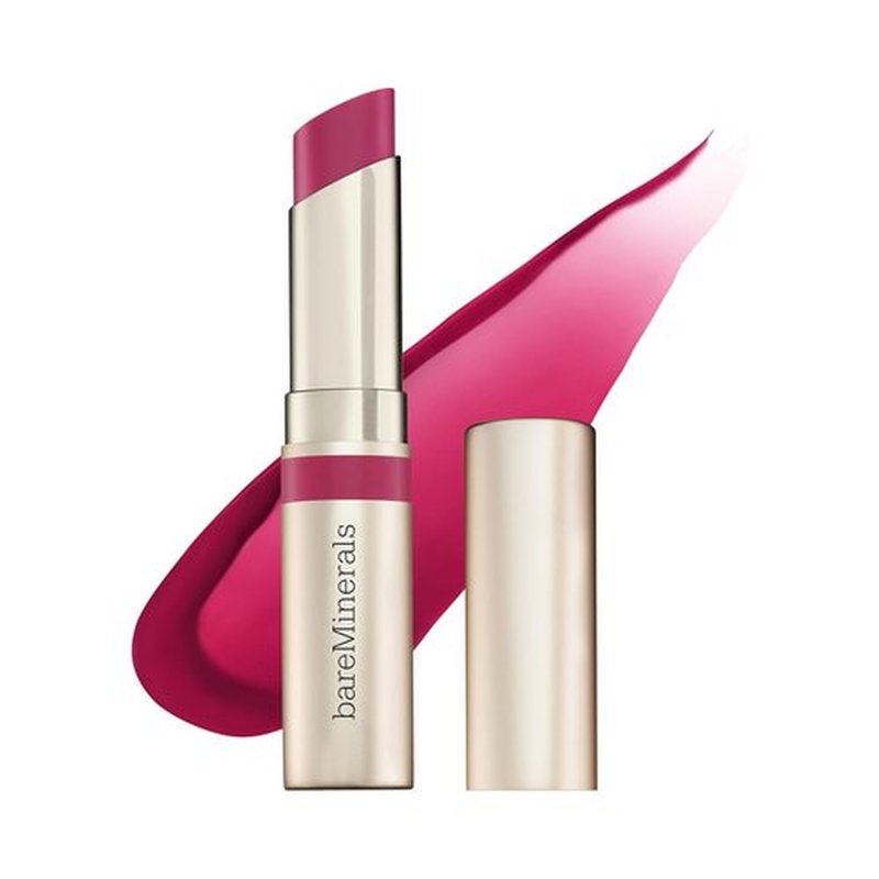bareMinerals Rosy Glow Duo - Full Size Highlighting Blush & Dewy Lip Gloss-Balm | Limited Edition Clean Beauty Gift Set