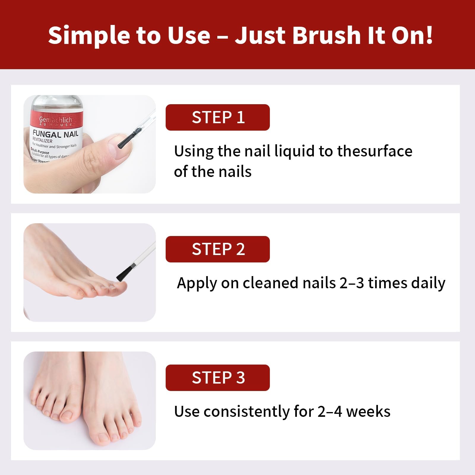 Toenail Fungus Treatment Extra Strength, Nail Fungus Treatment with Undecylenic Acid for Toenail & Fingernails, Antifungal Nail Repair for Athletes Foot, Ingrown, Thick, Broken, Damaged Nail, 30ml
