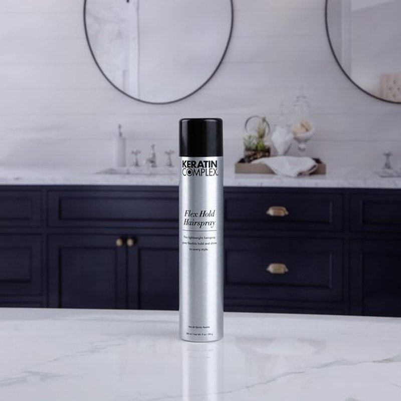 Keratin Complex Flex Hold Hairspray - Long-Lasting Hold & Shine | 9 oz. Size