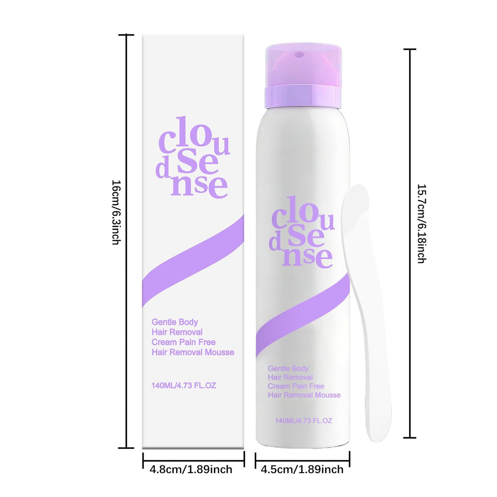 Sonipure Hair Removal Spray, Espuma Para Depilar, Hair Removal Cream for Sensitive Skin – Fast-Acting, With Aloe & Hyaluronic, Bikini Pain-Free Acid Spray Depilatory