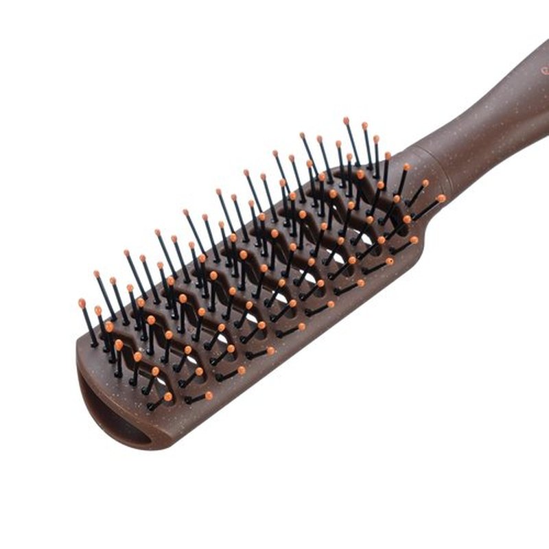 Skiennix Coconut Oil Infused Vent Brush - Ideal for Blow-Drying, Styling, and Curling All Hair Types