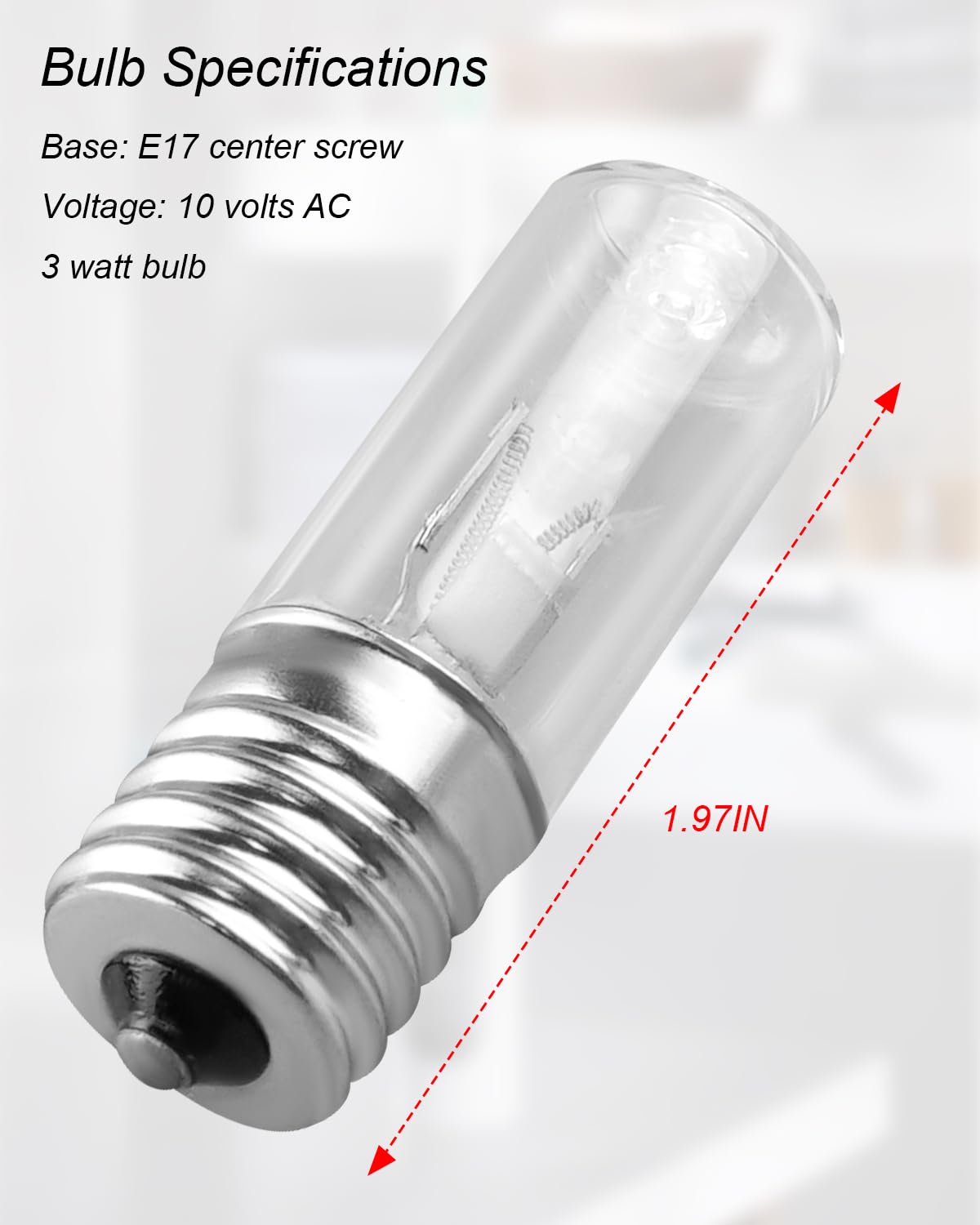 AUGREX 3 Watts UV Light Bulb Replacement Fits for Philips Sonicare HX6150 HX6160/D HX7990 Toothbrush Charger Appliances