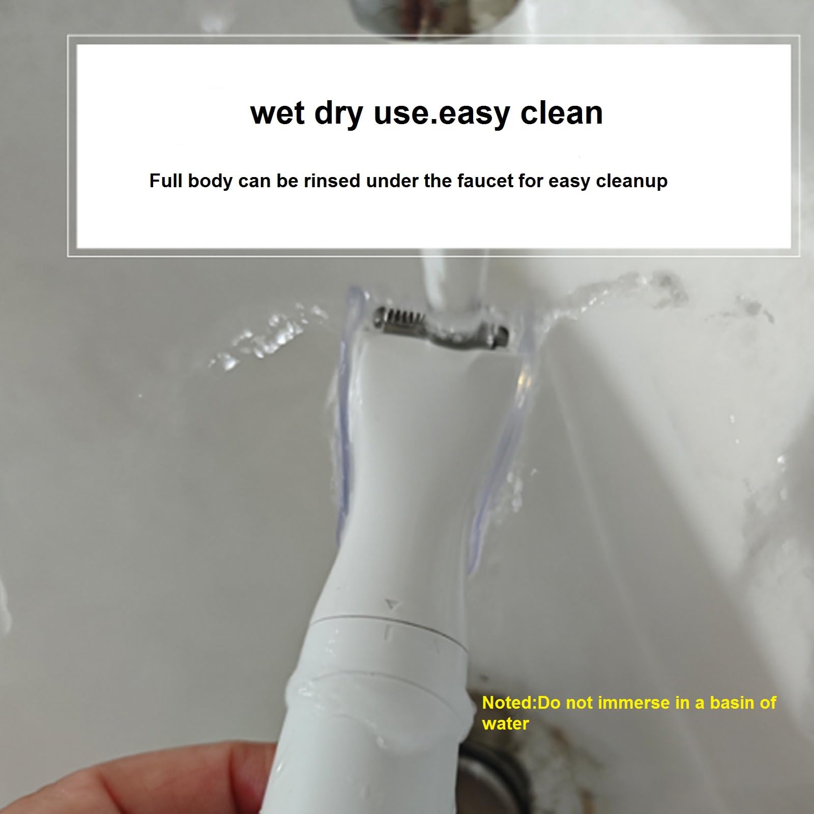 VSTSERIES 2 in 1 Bikini Trimmer for Women,Pubic Hair Clipper for Lady,Female Silk Smooth Shaver Razor,Wet Dry Body Hair Remover, Painless Haircut Epilator for Intimate Area,Underarm,Groin Battery Work