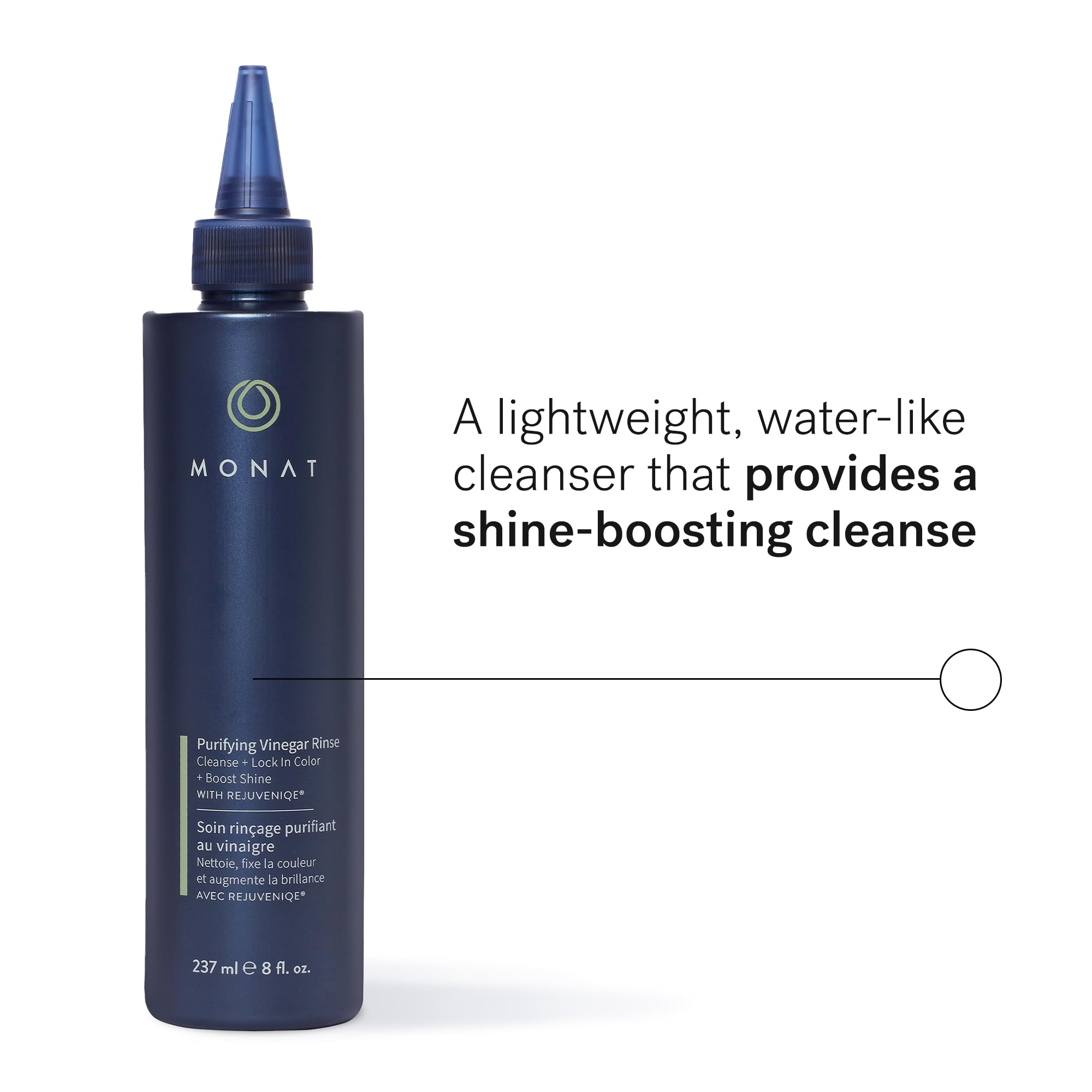 MONAT Purifying Vinegar Rinse - Nourishing Moisturizing Elixir for Shiny, Soft, Smooth and Lustrous Hair