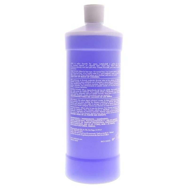 Lottabody Setting Lotion - 32 Ounce | Perfect for Long-Lasting Styles and Frizz Control