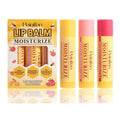 3 Pcs Honey Grapefruit & Red Pomegranate Lipstick Set, Hydrating Tinted Lip Balm Trio for Smooth Soft Lips, Moisturizing Lip Care Gift Set with Nourishing Natural Oils for Daily Nourished Shine