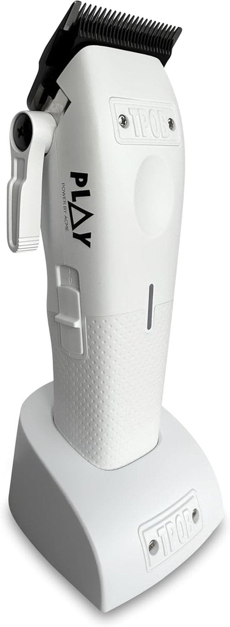 TPOB Mini Play Professional Hair Clippers - Compact Design for Precision Cutting | White Finish