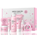 Skin Care Set for Teens Girls,Cherry Blossoms Skincare for Girls 10-12,Hydrating Face Skin Care Kit with Cleanser,Toner,Serum,Eye Cream,Face Cream,Galentines Gifts,Bulk Gift,Valentines Day Gifts