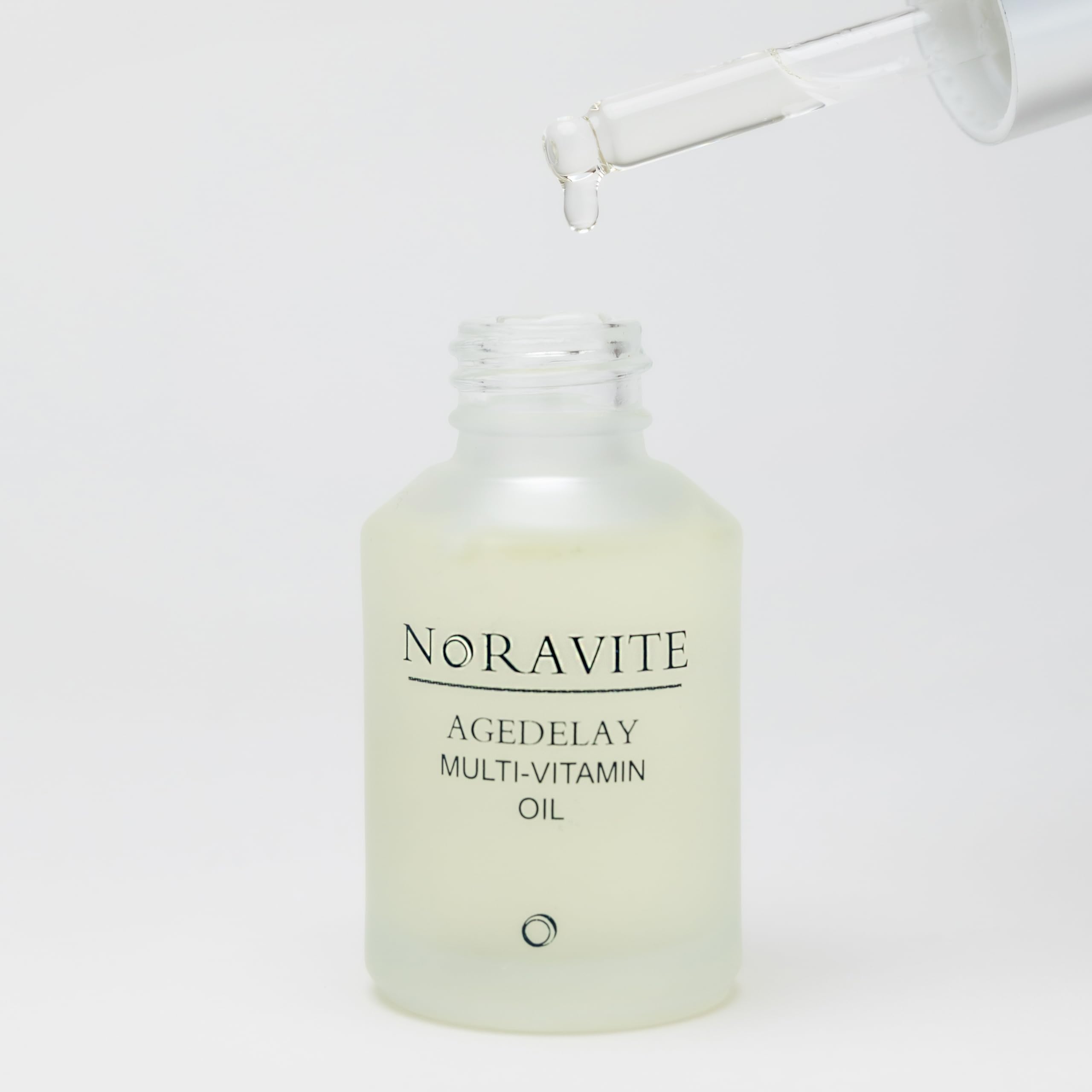 Noravite AgeDelay Multi-Vitamin Night Facial Oil - Intensive Skin Tightening Oil & Moisturizer - Nourishes Protects & Rejuvenates - Antioxidant Serum w/Vitamin E, Omega 3,6,9 & Seaweed - 30ml
