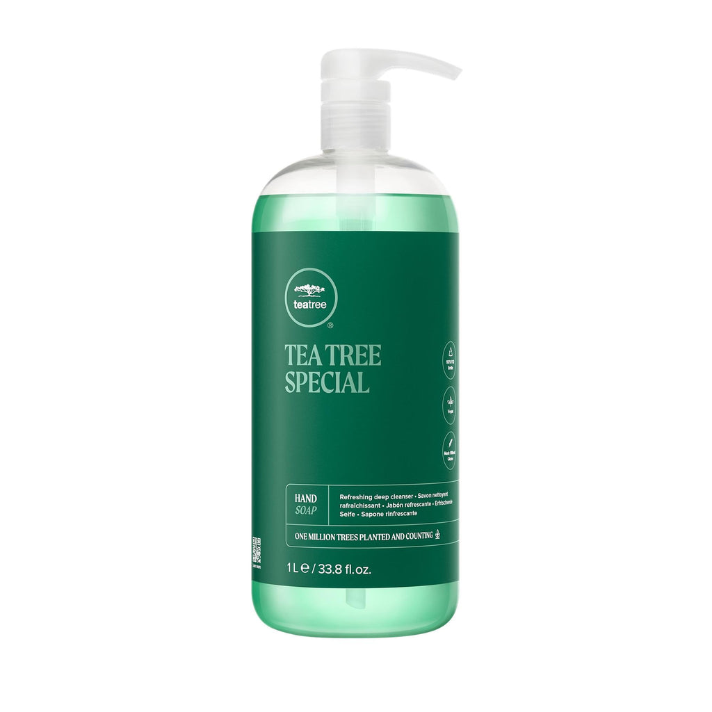 Tea Tree Hand Soap, Liquid Hand Wash, Deep Cleans + Refreshes, 33.8 fl. oz.