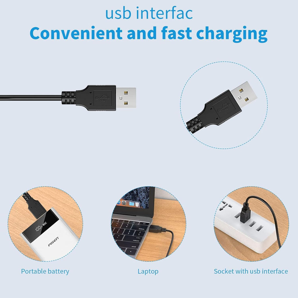 Replacement TPOB Charger USB Charging Cord Compatible with TPOB Trimmer Hair Clippers Charger Cord