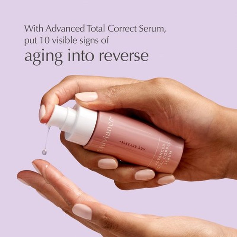 Exuviance Age Reverse+ Anti-Aging Skin Care Set | Mini Starter Kit for Wrinkles & Fine Lines - 4 Ct