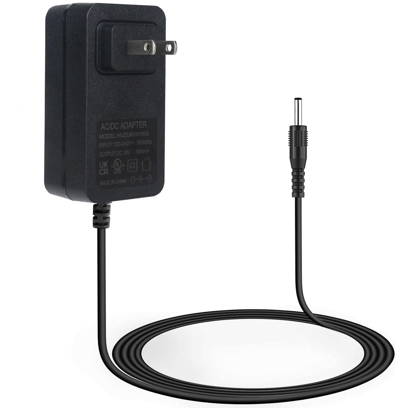 19V Portable Power Supply Charger for Marbero M82 M82MAX M822 M822MAX M87 M88 M168 Portable Power Station Solar Generator Battery 19V 1.5A Wall Adapter Charger