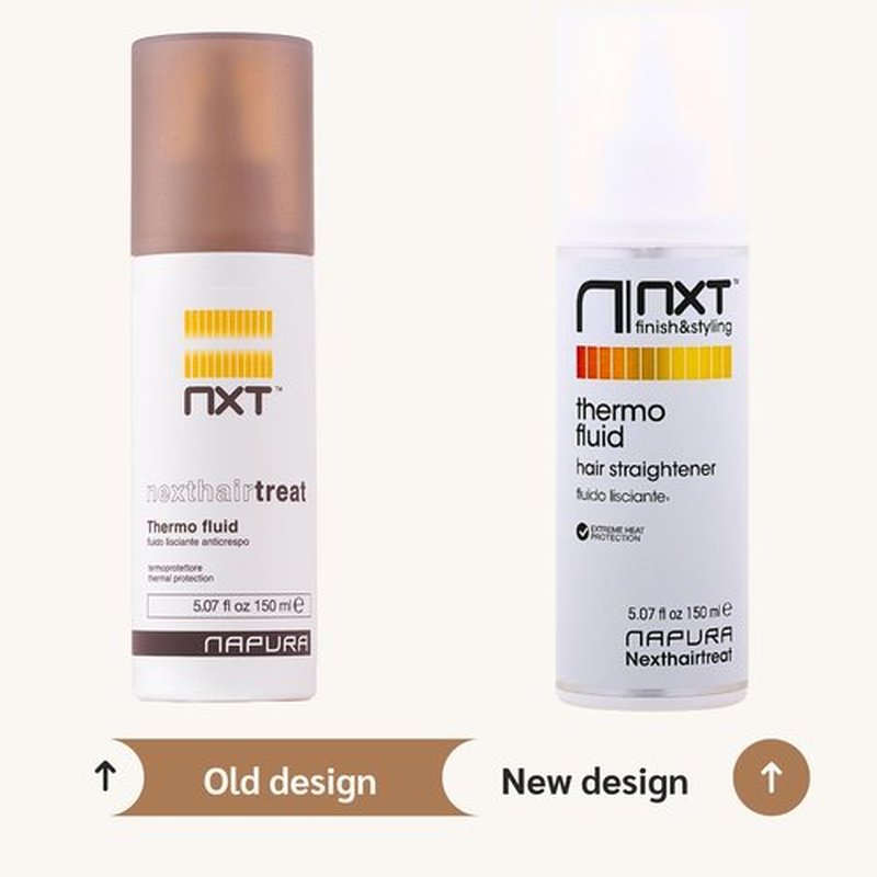 NAPURA Heat Protectant & Flat Iron Treatment (5.07 fl oz) - Hair Smoothing Thermal Fluid - Exceptional Silkiness, Softness, and Shine with Active Shine Technology and Vitamin E