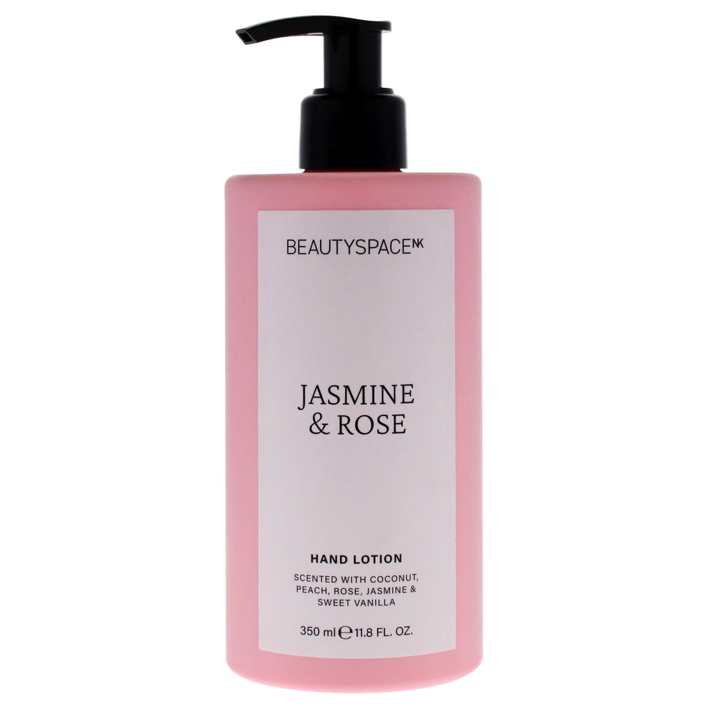 Beauty SpaceNK Jasmine & Rose Hand Lotion – Nourishes & Protects – Softens & Smooths Dry Skin – Fast-Absorbing, Non-Greasy – Vegan & Cruelty-Free – 11.8 oz