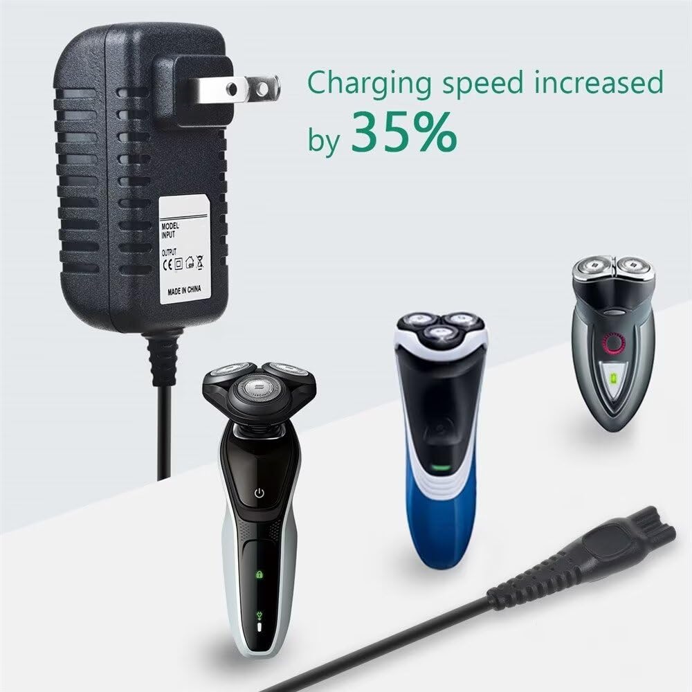 MDCGPower AC Adapter Charger Cord Compatible with Razor Trimmer Shaver Power