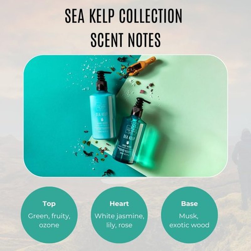 Scottish Fine Soaps Sea Kelp Marine Hand Lotion 300ml Pump