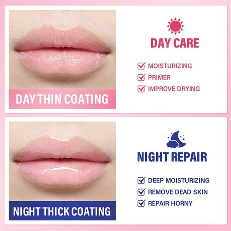 FYEBOO Fruit Lip Mask Set with Honey & Vitamin E, Moisturizing Overnight Treatment, Effective Reduces Lip Lines Prevention Dry and Cracked (8 Flavors)