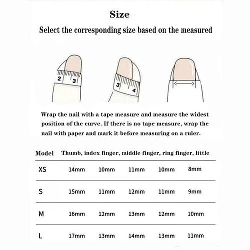 Handmade Press on Nails Flower Press on Nails Pink French False Nail 3D Rhinestones Butterfly Designs Long Coffin Fake Nails Full Cover False Nail Acrylic Nails for Women Art Manicure (Size M)