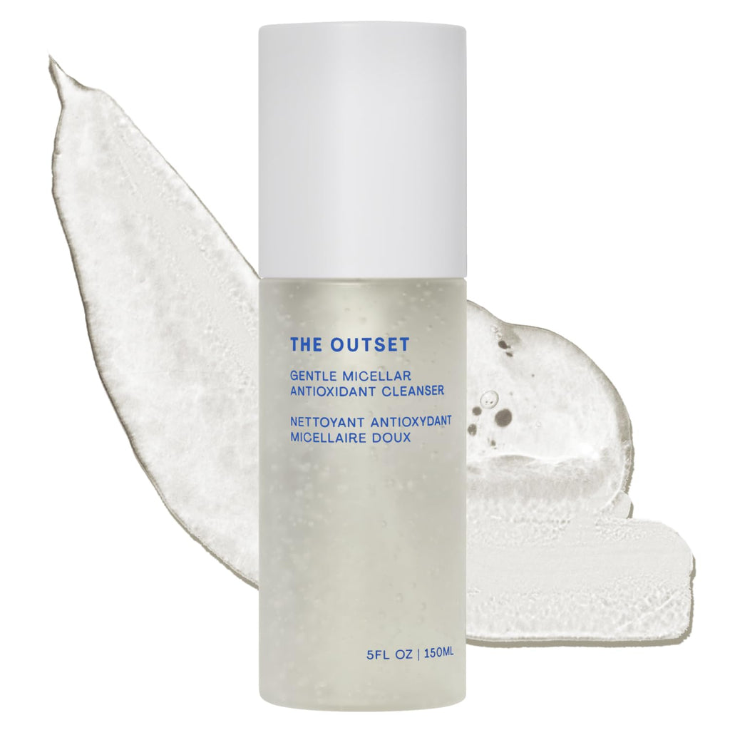 The Outset Micellar Gel Face Cleanser, Gentle Face Wash & Makeup Remover