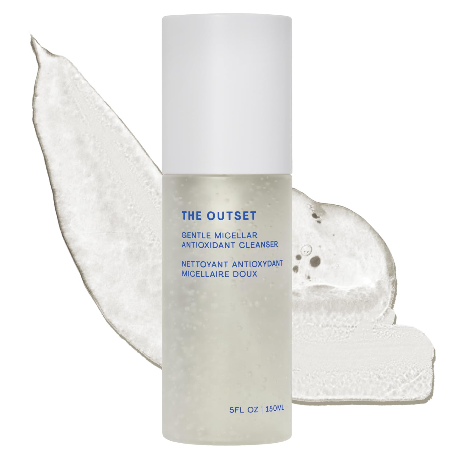 The Outset Micellar Gel Face Cleanser, Gentle Face Wash & Makeup Remover