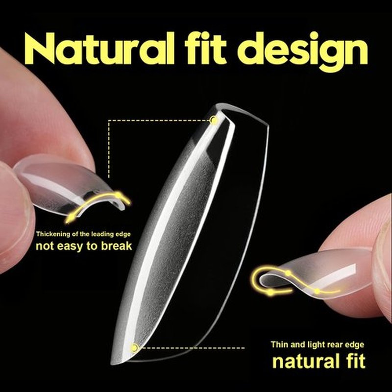 Kakufunny 120Pcs Square Press On Nails - Pre-Filed Soft Gel Full Cover Tips, Extra Short 12 Sizes, Half Matte Acrylic for Beginners, Salon & DIY at Home