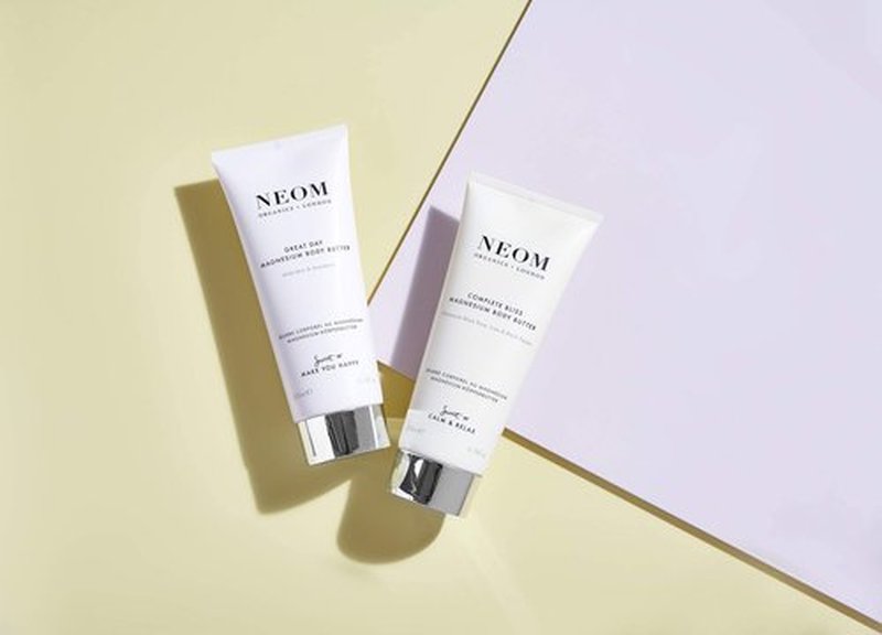 Neom- Great Day Magnesium Body Butter, 200ml | Mandarin & Wild Mint | Cream Moisturiser With Essential Oils | Nourish & Soften | Fresh & Zesty