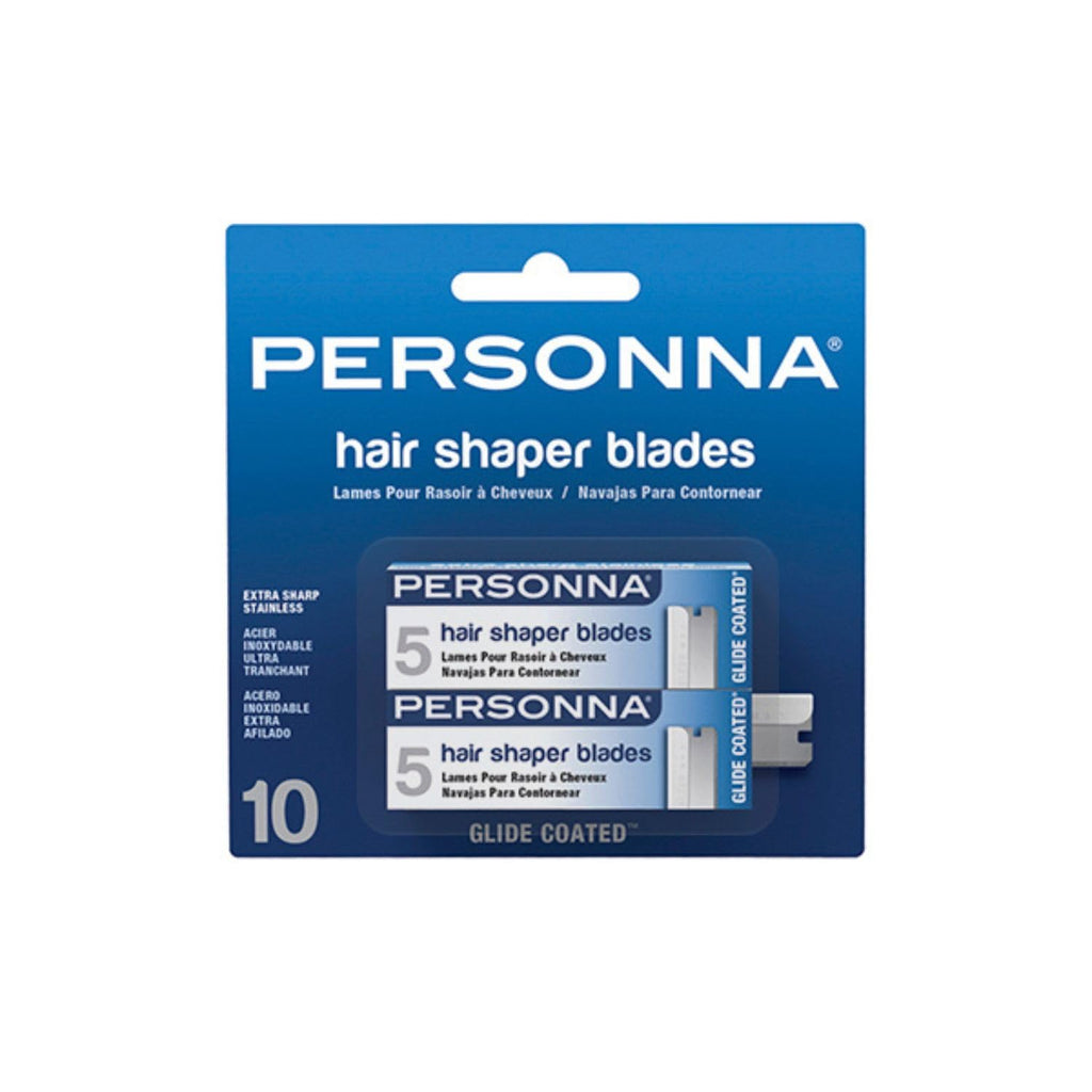 AccuTec Personna Hair Shaper Blade 12 CD/CT - 12 CT/CS - 5-Pack - Stainless Steel Blade, 2.25 Inch Length, 0.625 Inch Width - 60-0226-NUPC