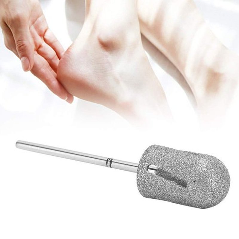 Pedicure Cone Bit, Stainless Steel Foot Nail File Bits Pedicure Foot Calluses Sanding Grinding Head Feet Filing Nails for Polishing and Repairing Old and Dead Skin of Feet
