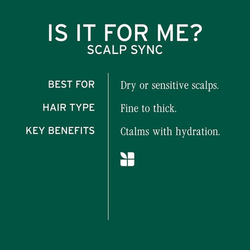 Biolage Scalp Sync Calming Shampoo - Hydrating Formula for Dry & Sensitive Scalps | Vegan & Paraben-Free