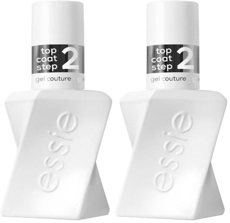 essie Gel Couture Platinum Grade Finish Top Coat, 0.46 Ounces (Packaging May Vary) (Pack of 2)