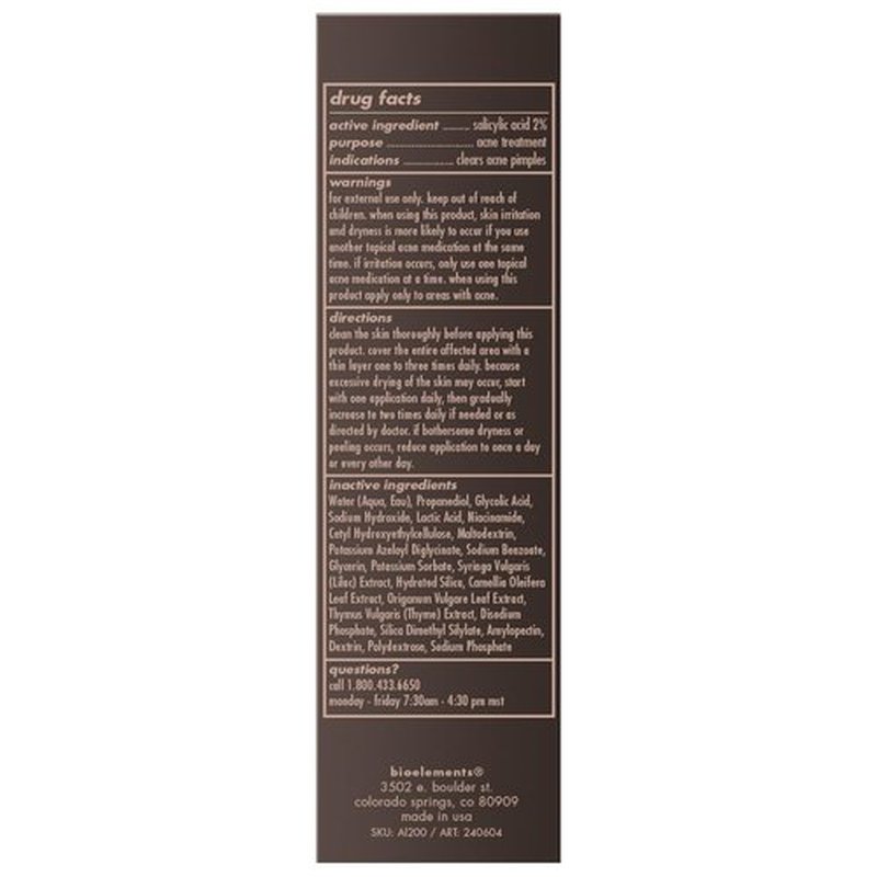 Bioelements Daily Meds Acne Clearing Serum - 1 fl oz | Targets Lines, Tone & Dullness - Vegan & Gluten-Free