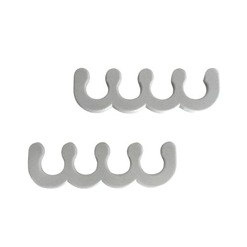 Barefoot Scientist Spaced Out Gel Toe Separator Nail Spreaders, Pedicure Toe Spacers for Women and Men, Relax and Strengthen Sore Feet, 2 Sizes Included