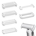Trimcoo Trimmer Comb Set H1/H3 (S-130510) - 0mm Skin Guard, 3mm Body Comb, 1/2/3/5mm Locking Combs, Travel Case, Durable ABS Material - Ideal for Face, Body & Sensitive Areas, Convenient Storage
