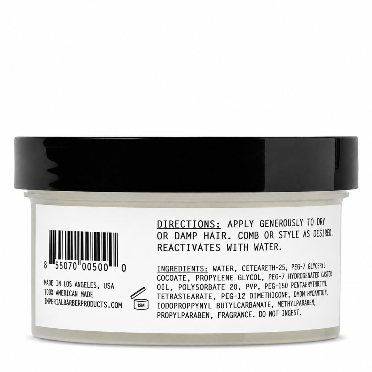 Imperial Barber Grade Products | Classic Pomade, 6 oz