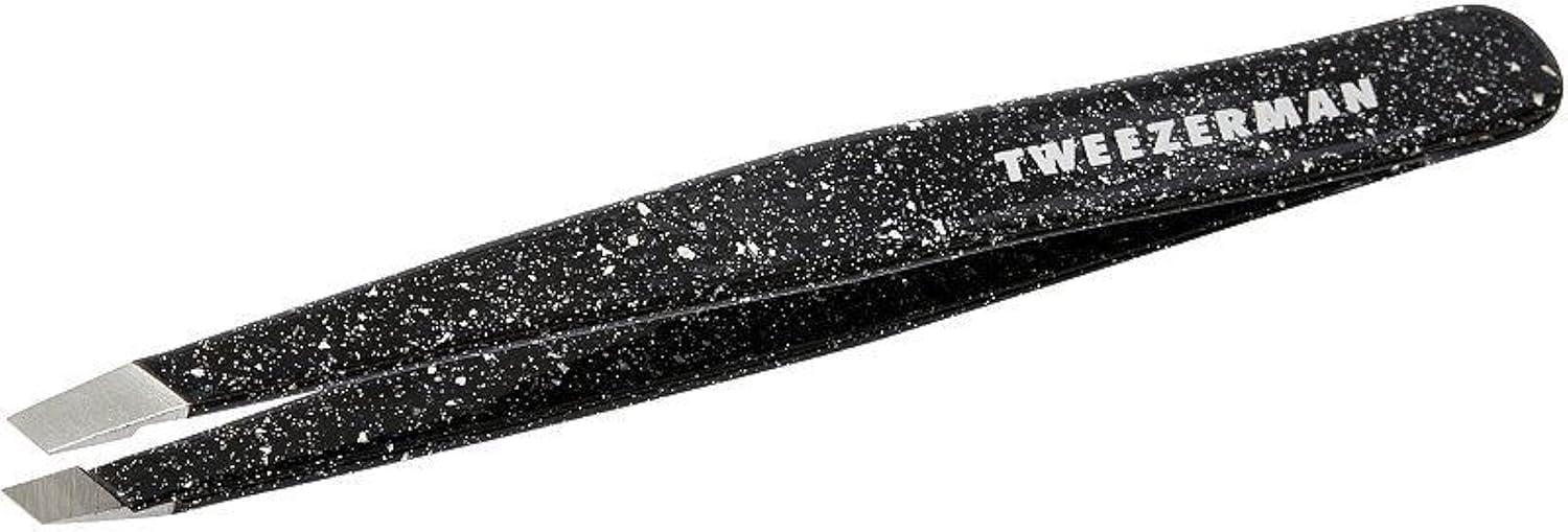 Tweezerman Slant Tweezer – Tweezerman Tweezers for Eyebrows Dusted Onyx