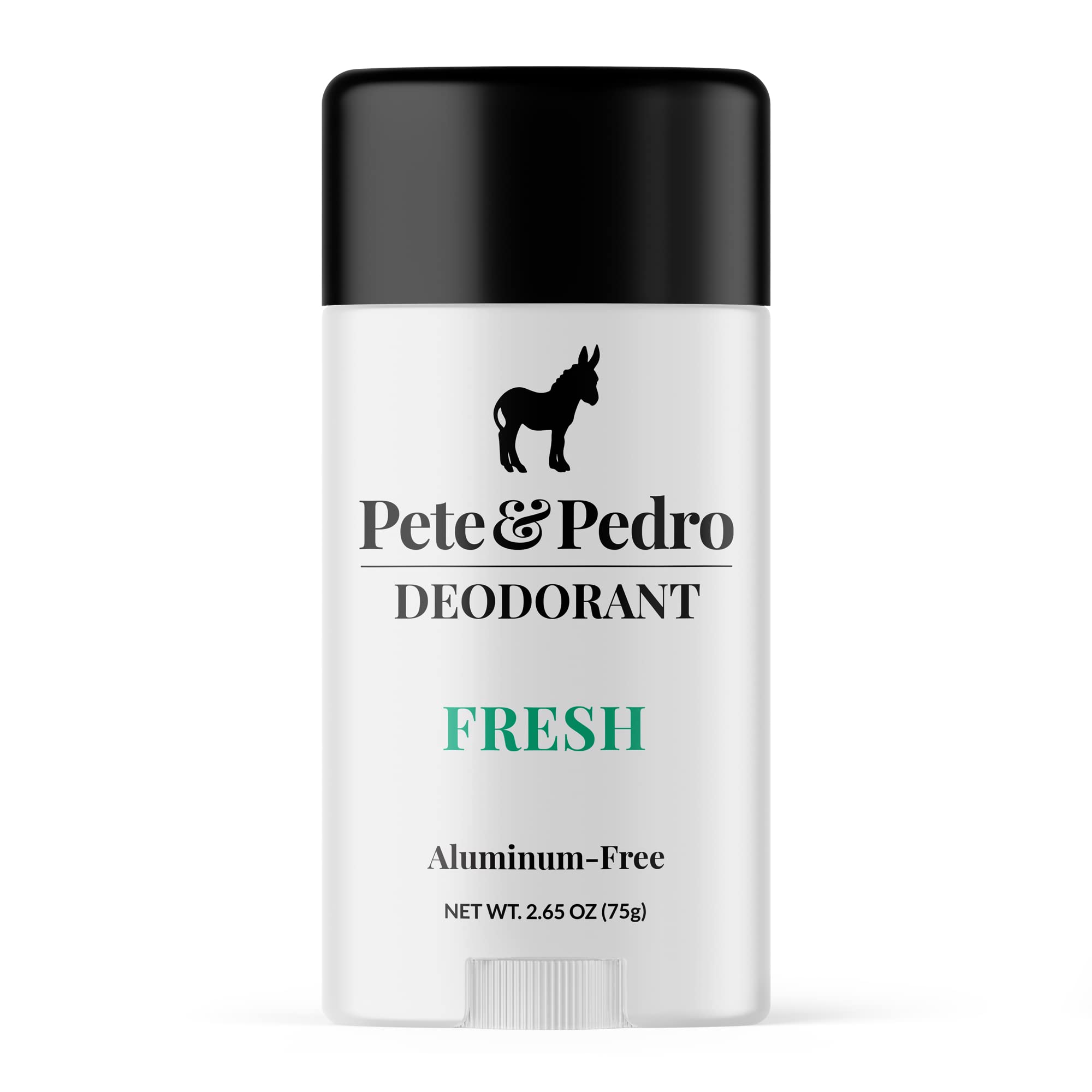 Pete & Pedro FRESH NATURAL DEODORANT | Natural, Aluminum-Free Deodorant - Eucalyptus & Spearmint Scent For Men & Women | Odor-Control, Sweat Protection | Paraben Free, Vegan | Shark Tank 2.65 oz.