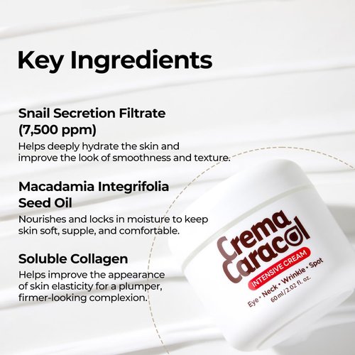 Jaminkyung Intensive Snail Cream with Collagen for Dry, Sensitive Skin, Hydrating & Firming Moisturizer, Barrier Support Cream, Korean Skincare 2.02 fl oz