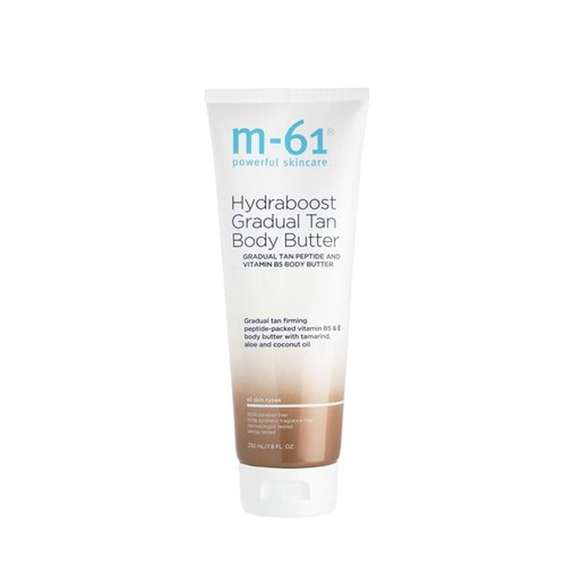 M-61 Hydraboost Gradual Tan Body Butter - Unscented Hydrating Lotion for Streak-Free Glow | 7.8 Fl Oz